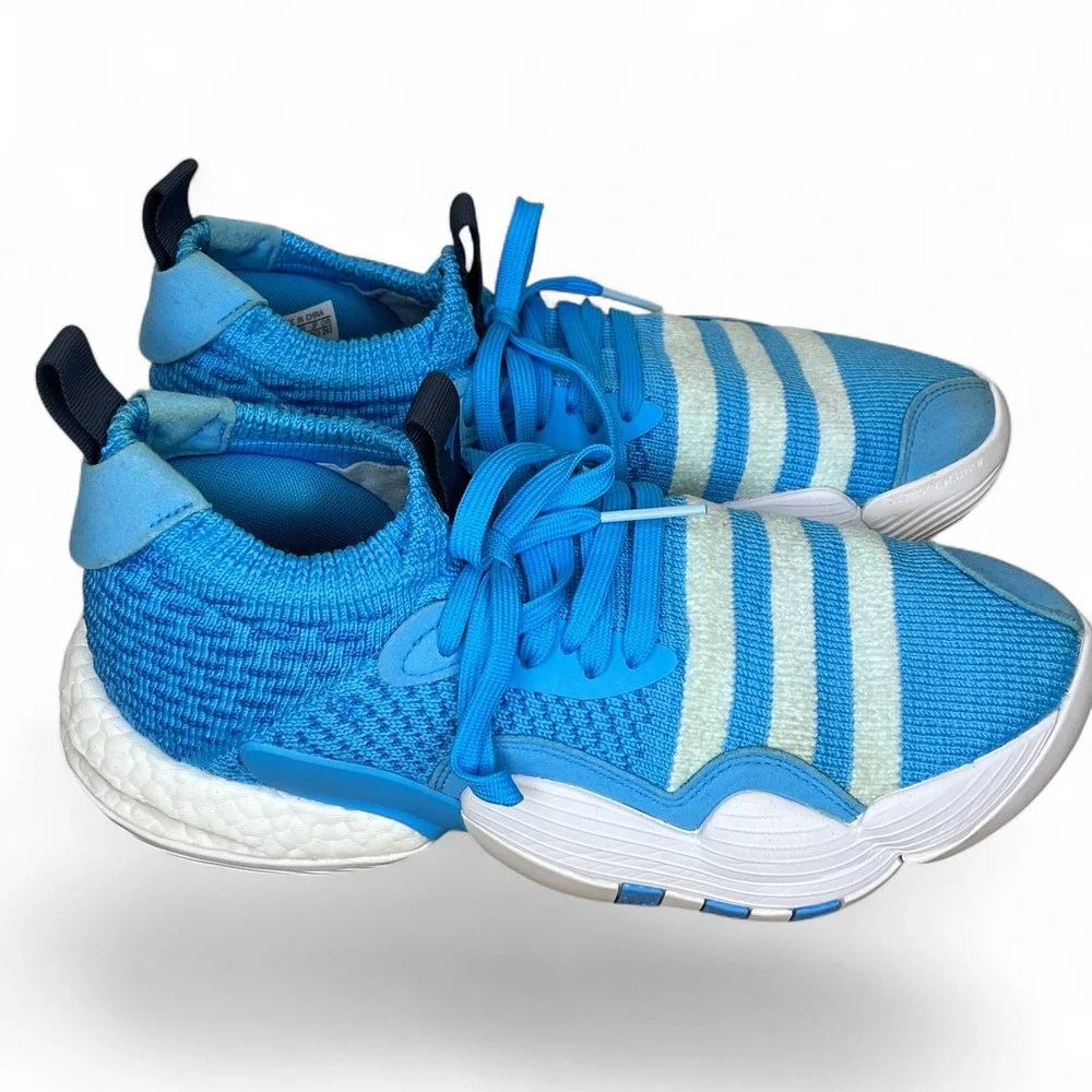Adidas Trae Young 1 Mens Basketball Shoes Blue White H68997 Size 8.5 Performance